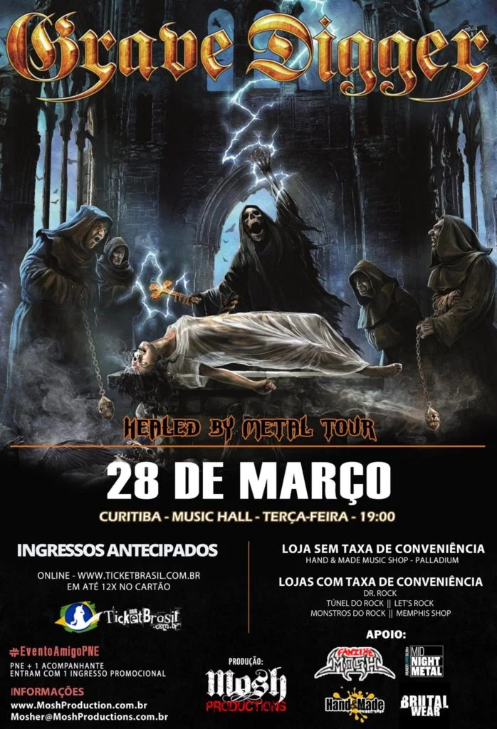 Grave Digger em Curitiba! Com M&amp;G!